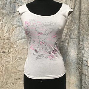 Japanese designer H.Naoto Bunny Lolita tank Frill